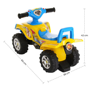 MOON Blaze Quad Bike for Kids - ATV Design for 12 Months+ boys/Girls -Yellow