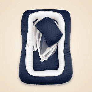 Baby Bed Nest with Zip-Up Dome Mosquito Net & Pillow