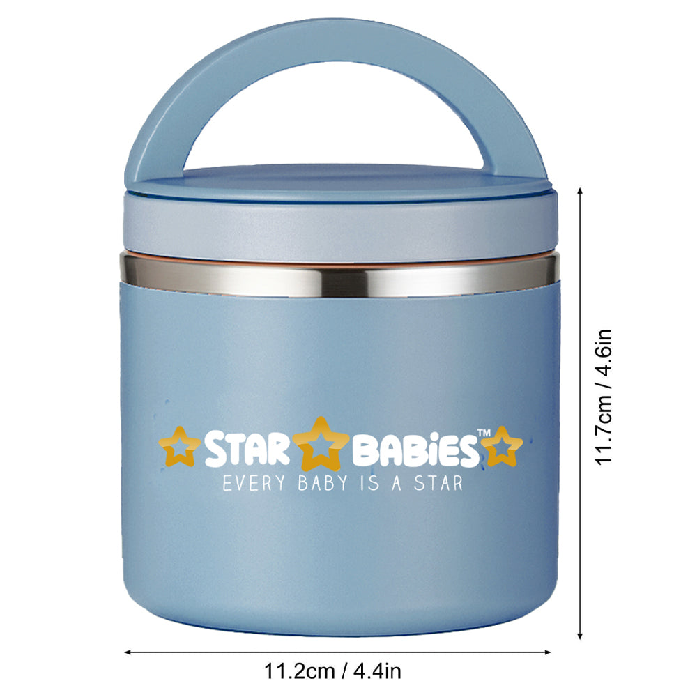 Star Babies - School Backpack With Food Jar Set - Dino - 2 Pcs